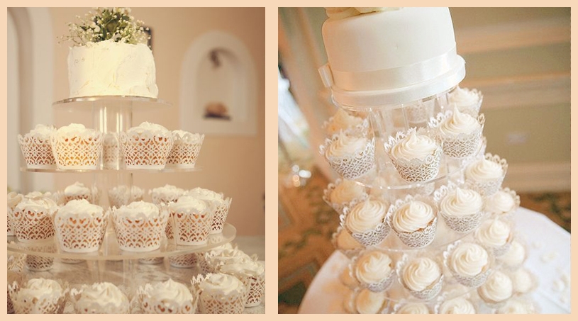 Alquiler soporte acrílico para tortas y muffins - NOI Decoraciones