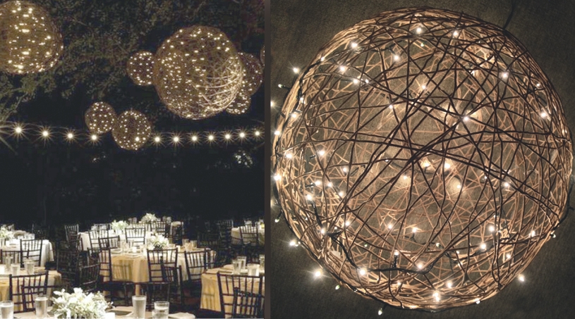 Bolas rústicas de 70cms  - NOI Decoraciones