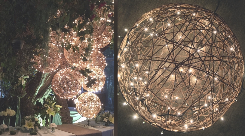 Bolas rústicas de 70cms  - NOI Decoraciones