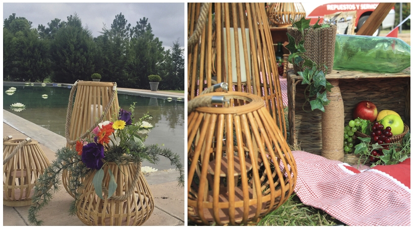 Fanales mimbre  - NOI Decoraciones