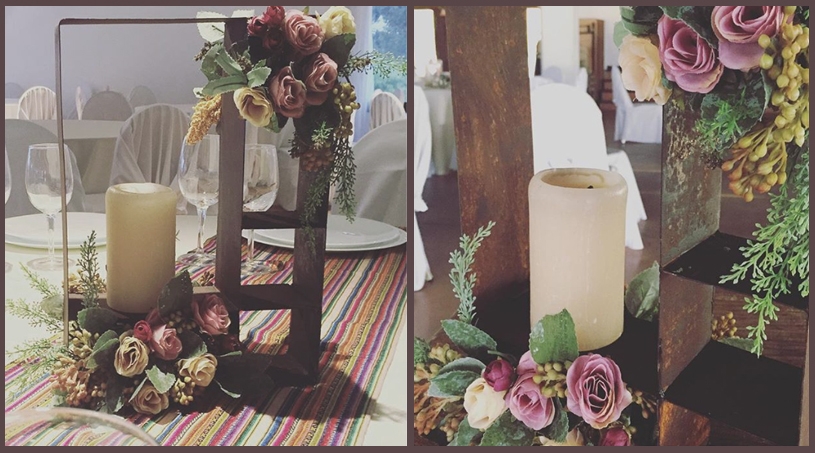 Centros de hierro oxidado - NOI Decoraciones