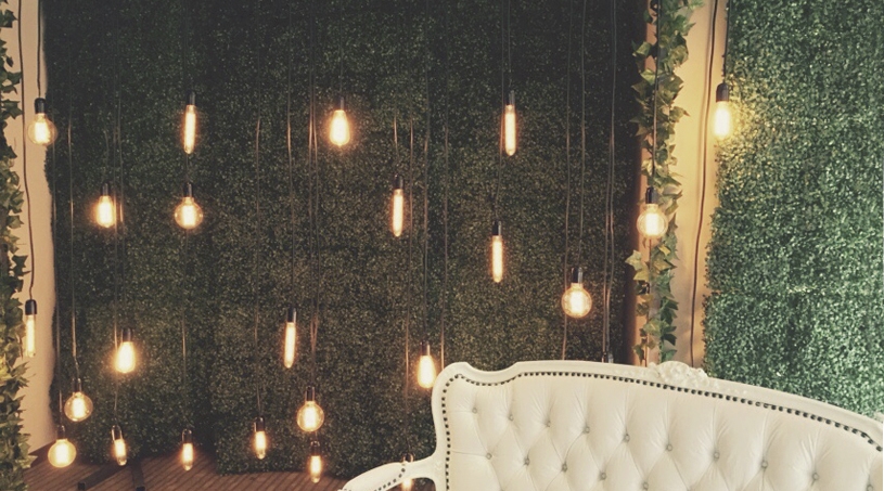 Pared follaje verde - NOI Decoraciones