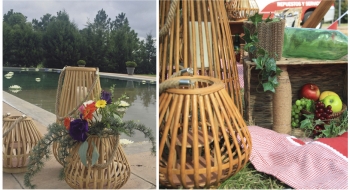 Fanales mimbre  - NOI Decoraciones