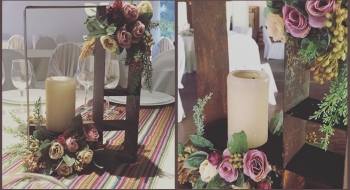 Centros de hierro oxidado - NOI Decoraciones